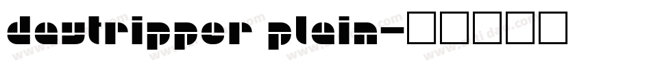 Daytripper Plain字体转换